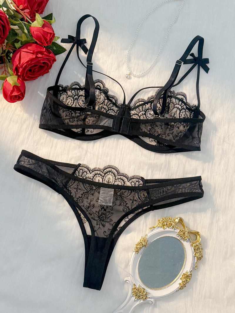 Celeste Embroidered Lace Set - vetitus -