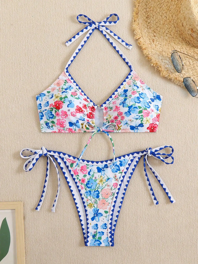 Isla Bloom Tie Bikini - vetitus -