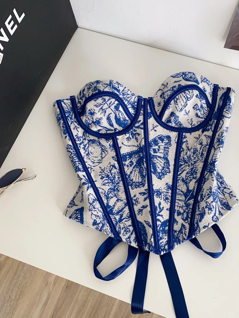 Azure Jardin Corset