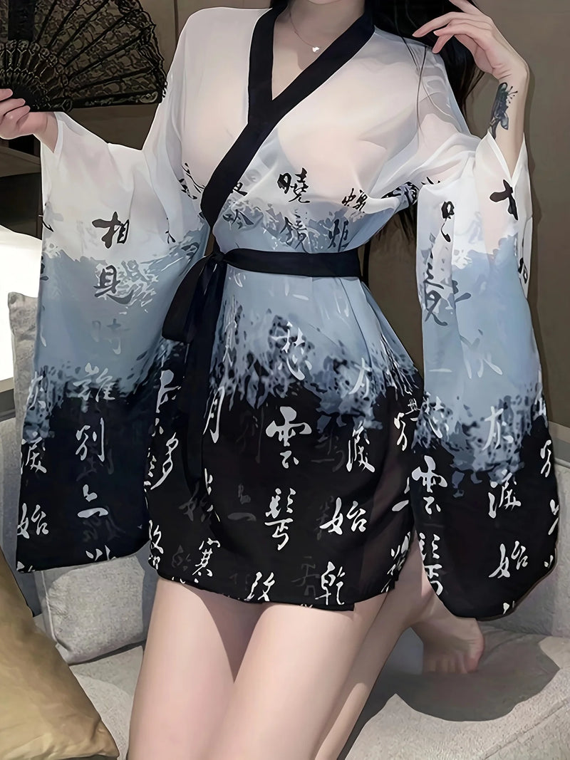 Sakura Mist Kimono Robe - vetitus -