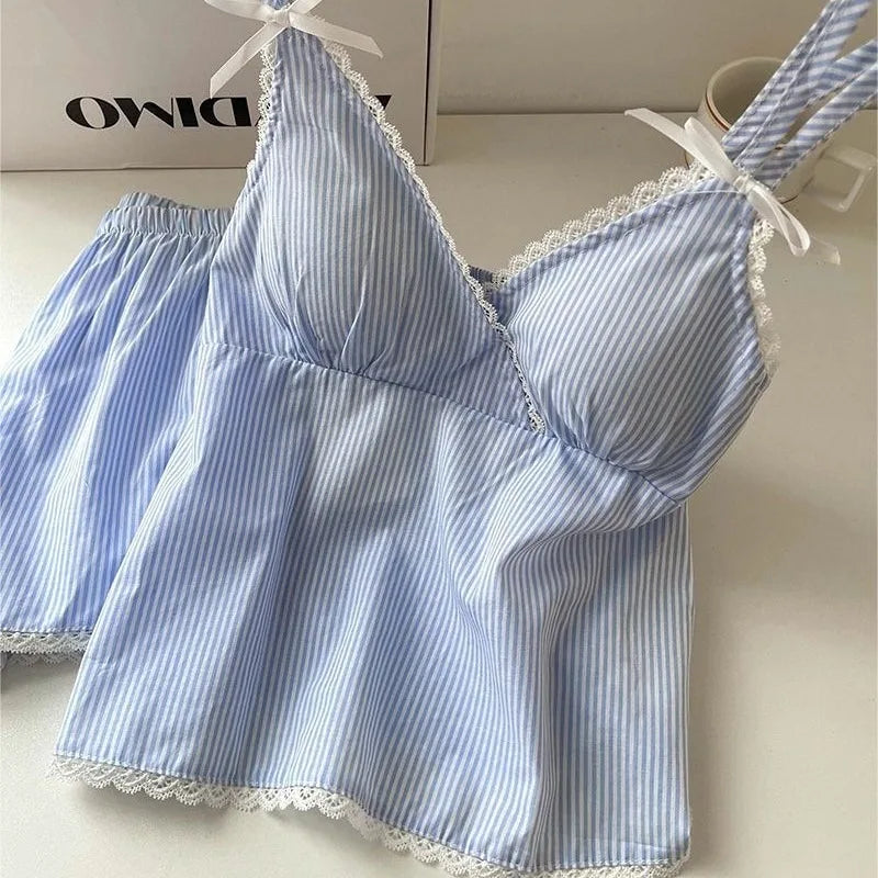 Celeste Stripe Pyjama Set