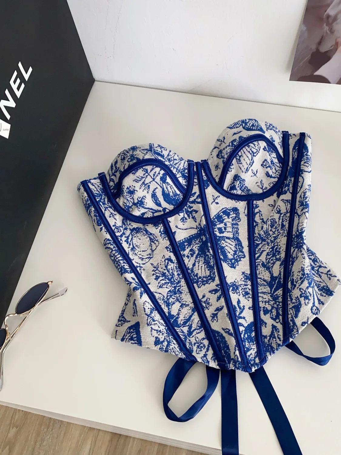 Azure Jardin Corset