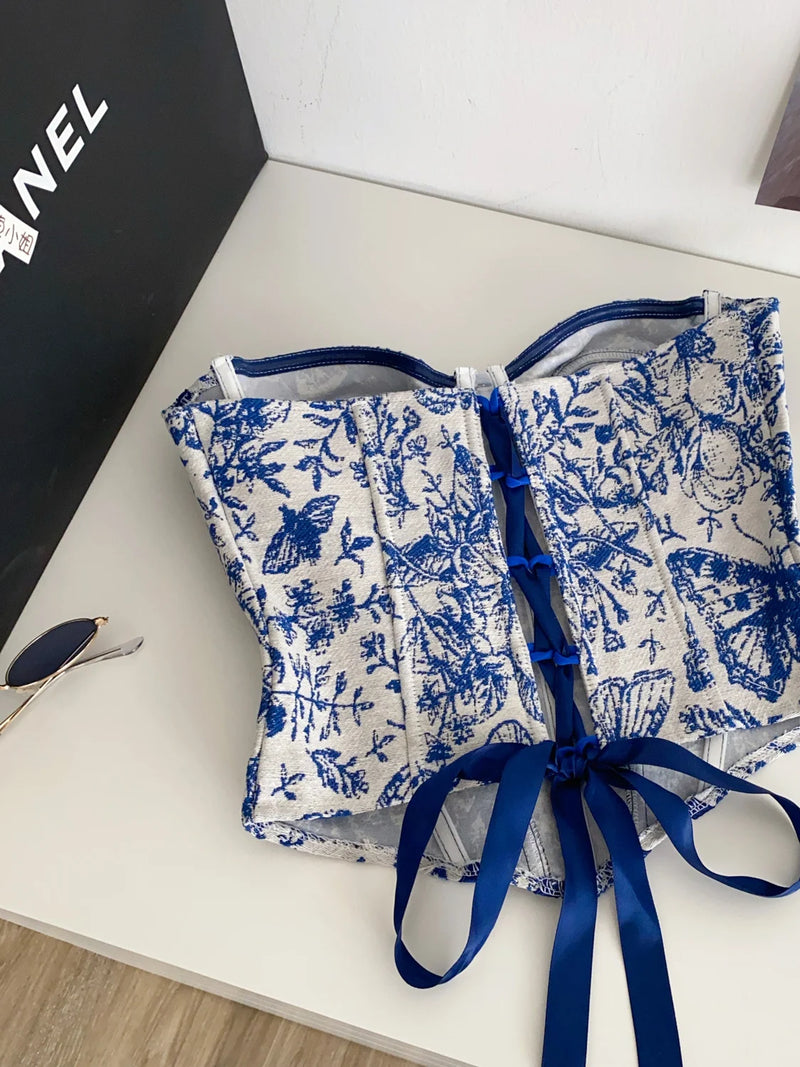 Azure Jardin Corset