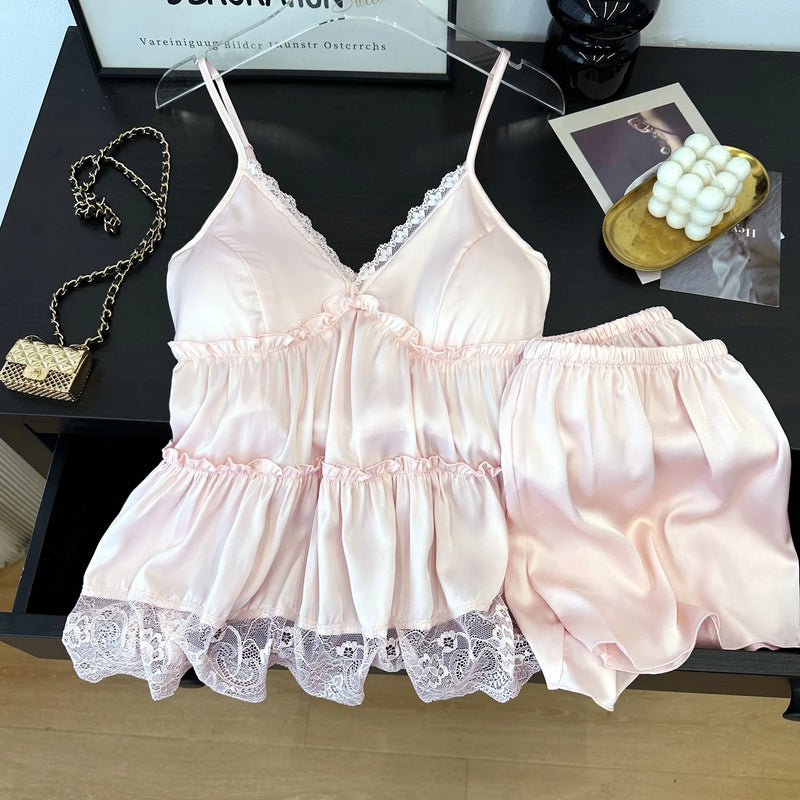 Élodie Lace Lounge Set