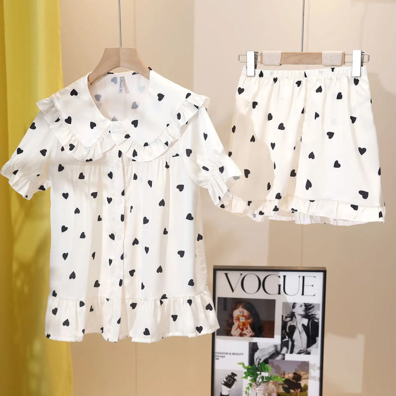 Amorette Heart Pyjama Set