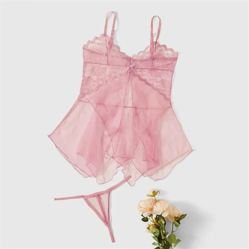 Aurelle Lace Babydoll - vetitus -