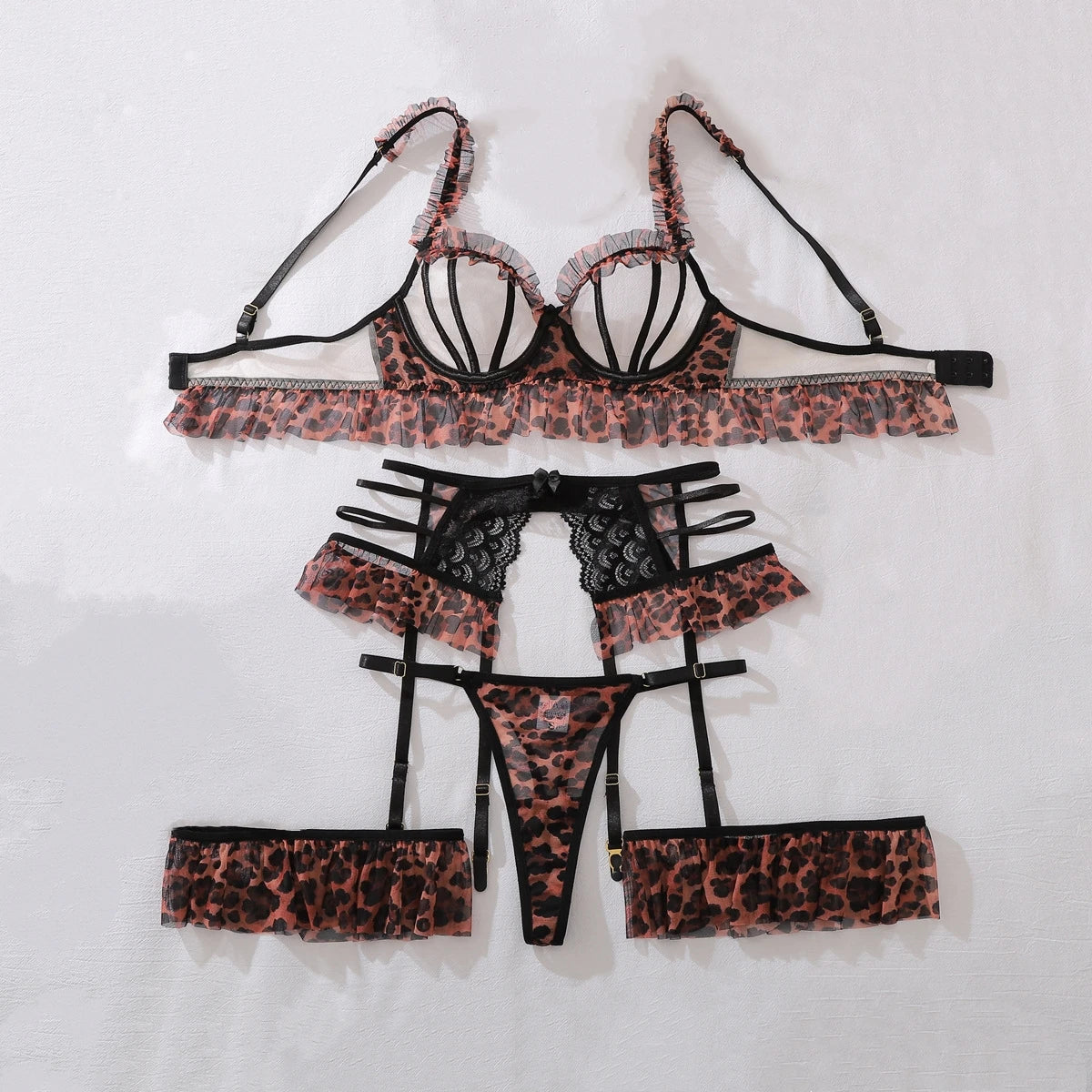 Valora Leopard Garter Set