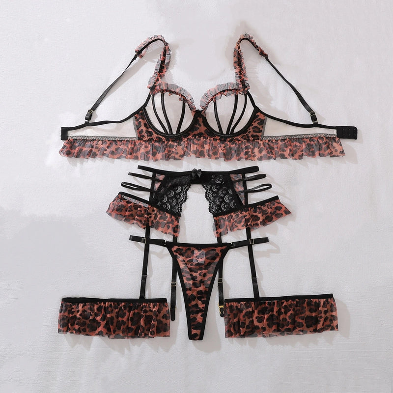 Valora Leopard Garter Set