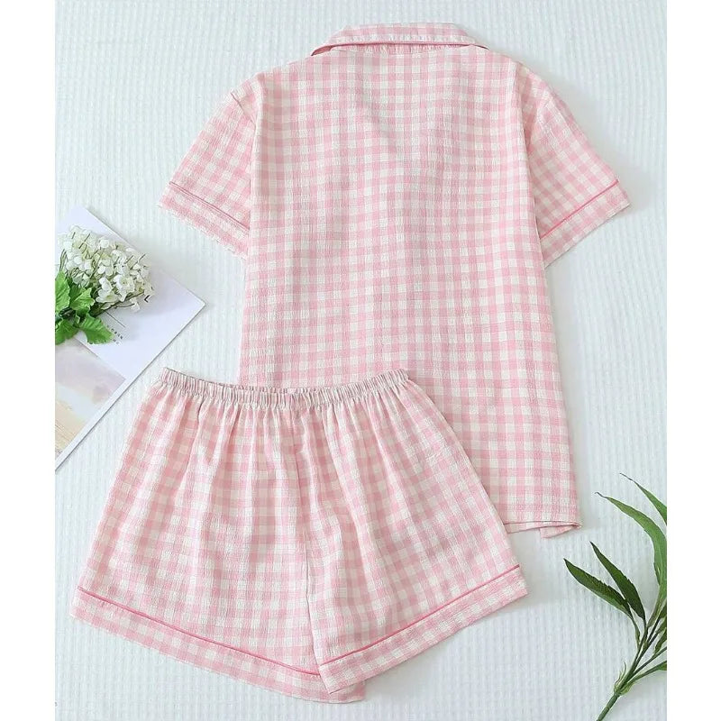 Roselle Gingham Pyjama Set