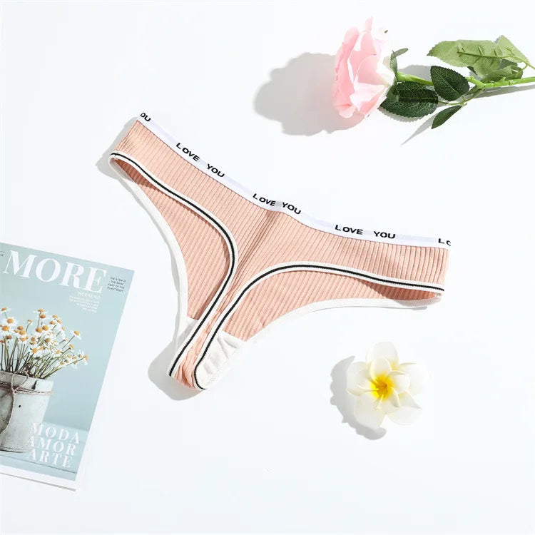 Arden Ribbed Thong - vetitus -