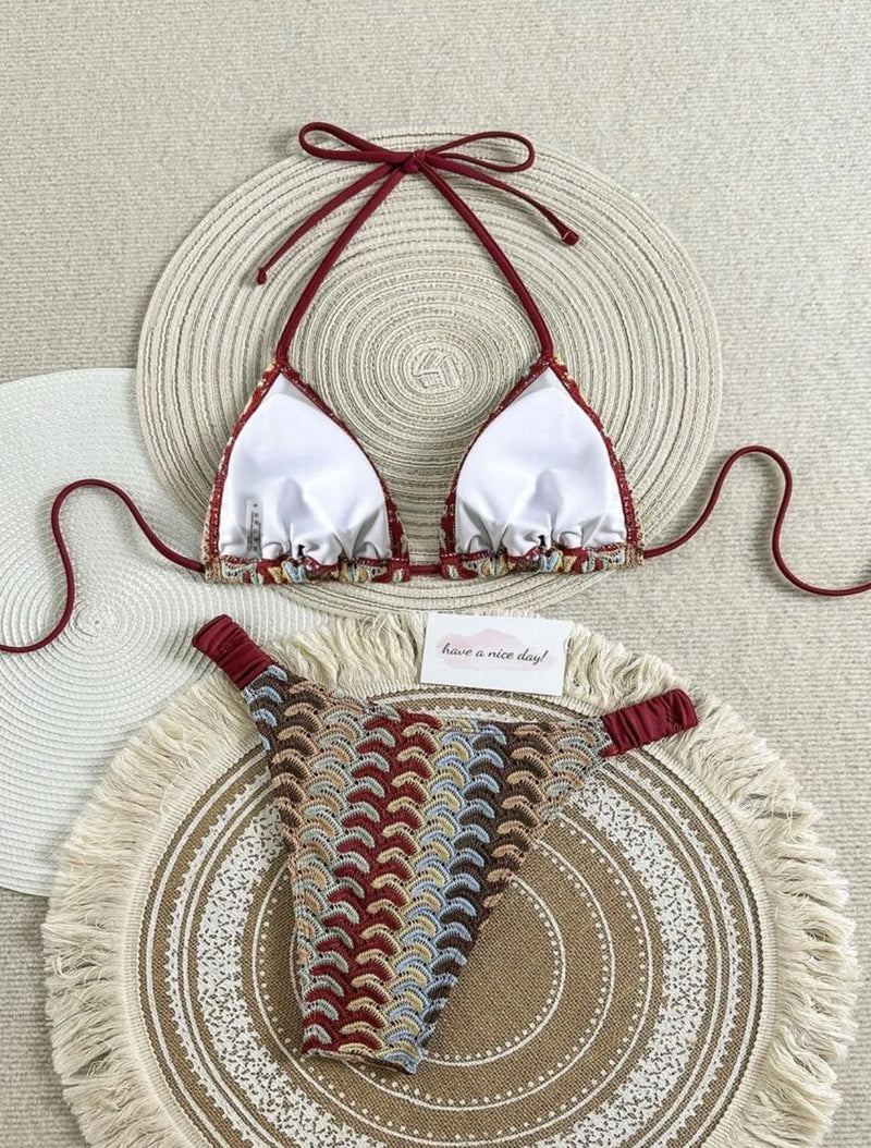 Amalfi Wave Bikini Set