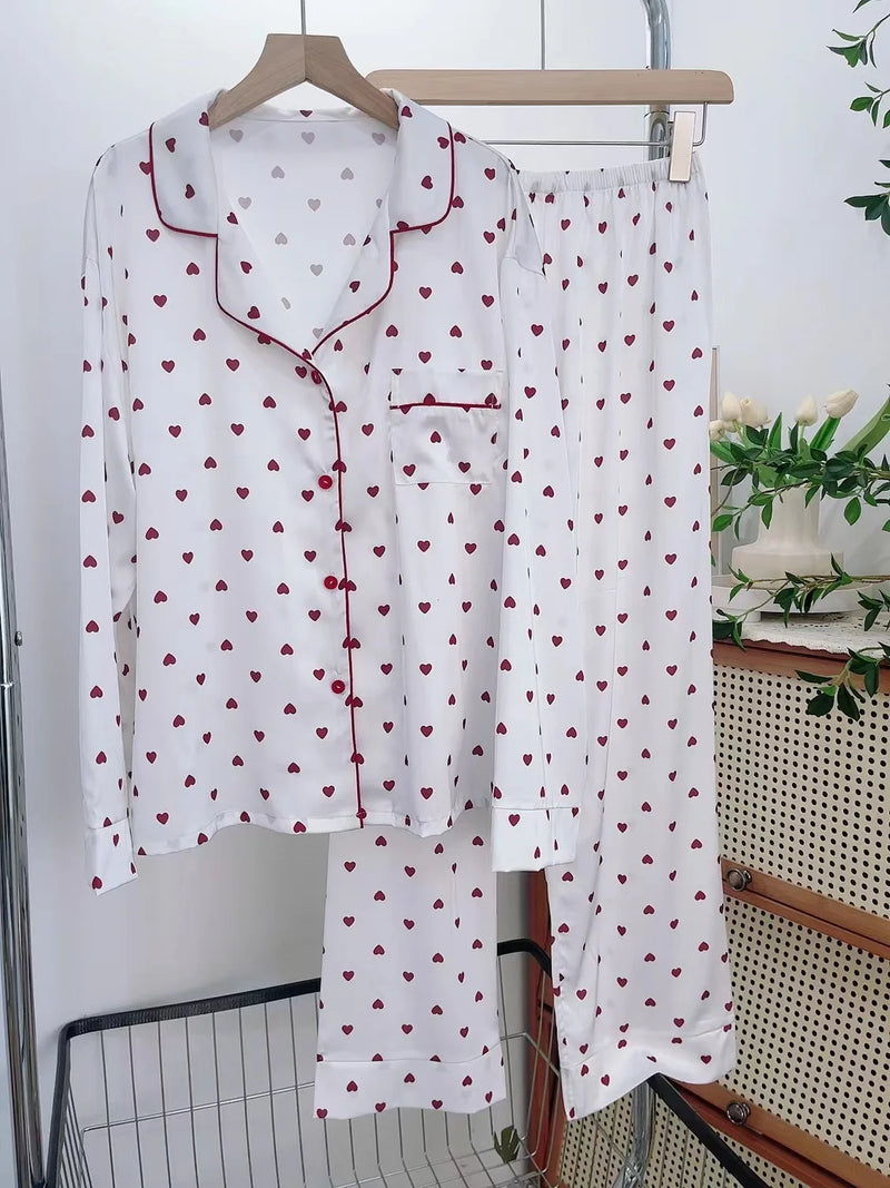 Amora Heart Pyjama Set