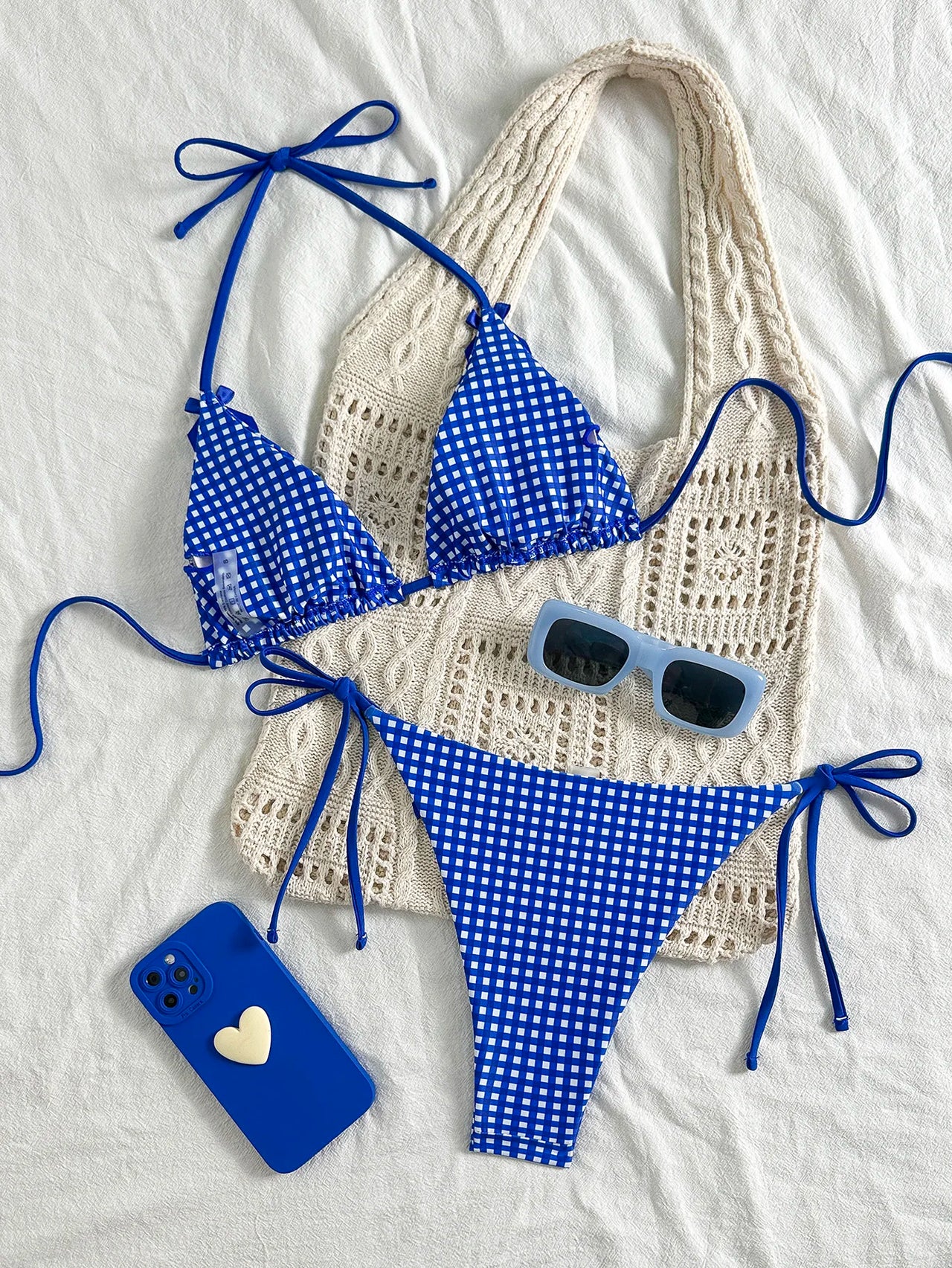 Riviera Gingham Bikini Set