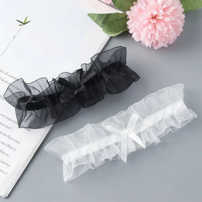Velour Bow Garter - vetitus -