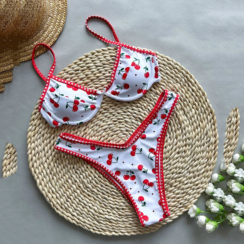 Cherry Kiss Bikini Set