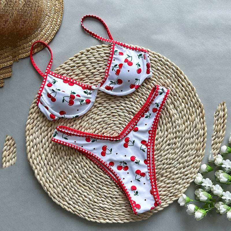 Cherry Kiss Bikini Set