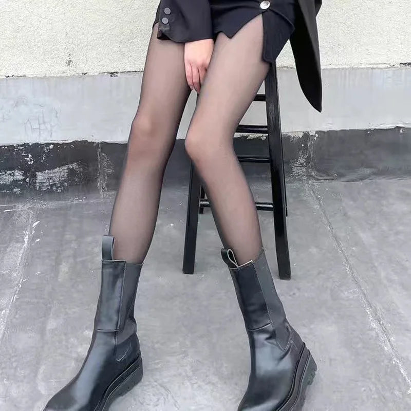 Amora Heart Sheer Tights - vetitus -
