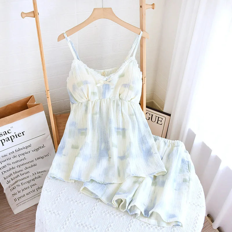 Willow Blossom Cotton Pyjama Set